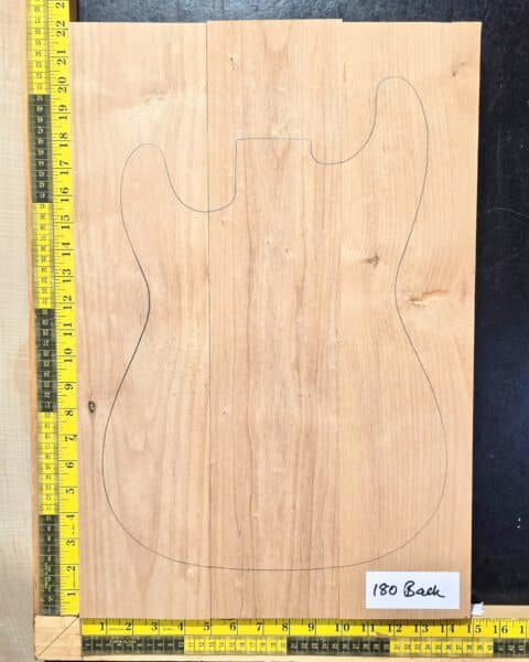 Alder 3 Piece electric guitar and bass body blank for luthiers
