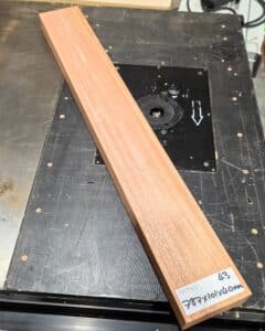 Mahogany electric guitar neck blank, guitar making supplies, Luthier Woods