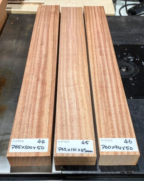 Mahogany electric guitar neck blank, guitar making supplies, Luthier Woods