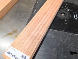 Mahogany electric guitar neck blank, guitar making supplies, Luthier Woods