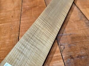 3A Roasted Flame Maple Guitar & Bass Making Neck Blank, Quarter Sawn