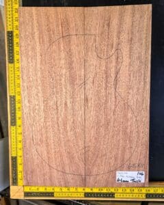 Mahogany electric guitar making body blank bookmatched sets