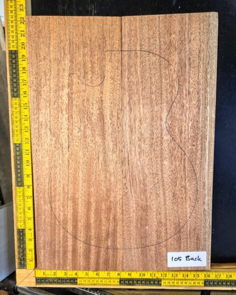 Mahogany electric guitar making body blank bookmatched sets