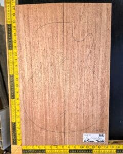 Mahogany electric guitar making body blank bookmatched sets