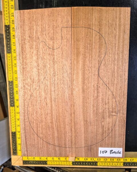 Mahogany electric guitar making body blank bookmatched sets