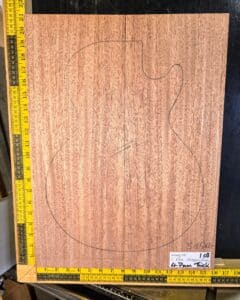 Mahogany electric guitar making body blank bookmatched sets