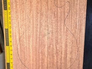 Mahogany electric guitar making body blank bookmatched sets