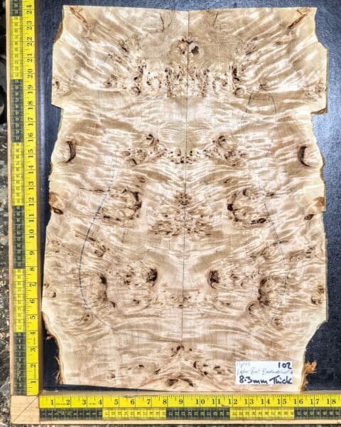 Poplar Burl Guitar Top Set, Guitar building supplies, Luthier Wood Ltd